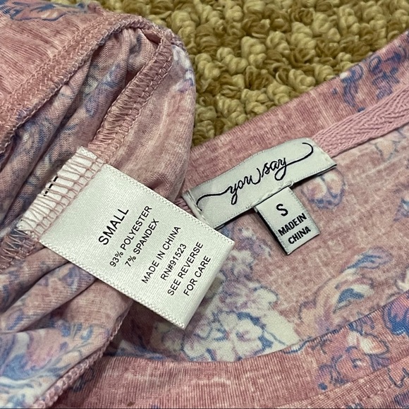 You Say Babydoll Shorts Sleep Set Small NWT - Picture 8 of 8